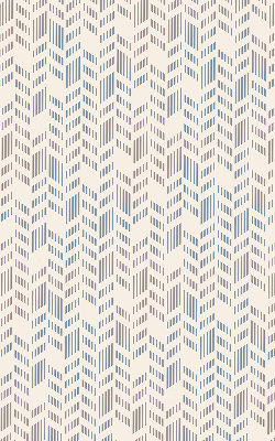 Fabric roller blind striped fir pattern