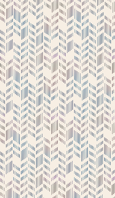Fabric roller blind striped fir pattern