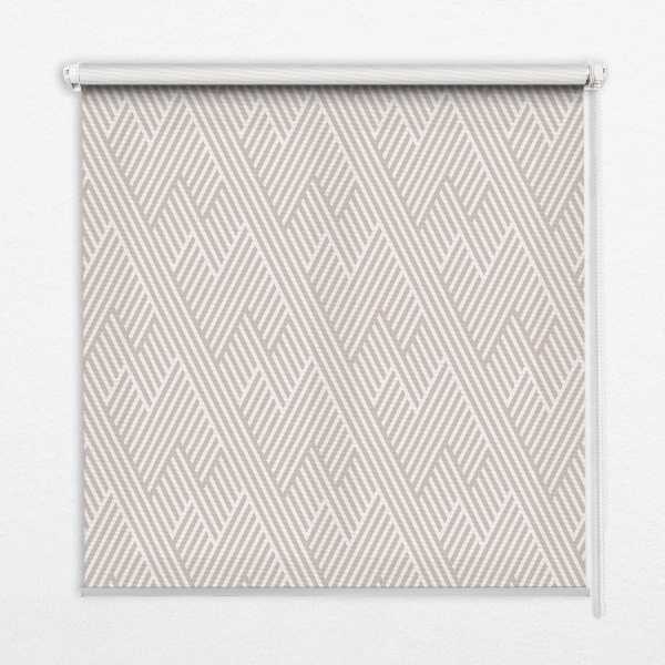 Blackout roller blind Beige stripes