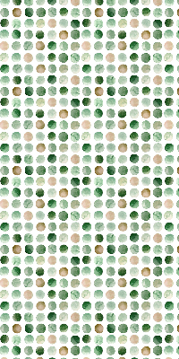Blackout roller blind Green circles