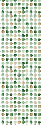 Blackout roller blind Green circles