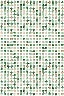 Blackout roller blind Green circles