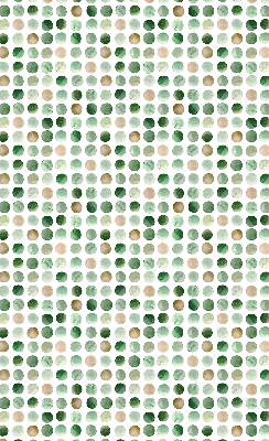 Blackout roller blind Green circles