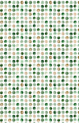 Blackout roller blind Green circles