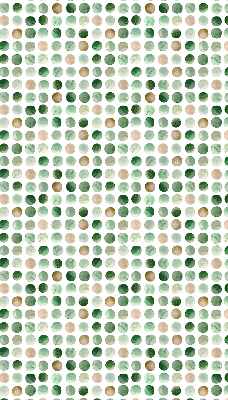 Blackout roller blind Green circles