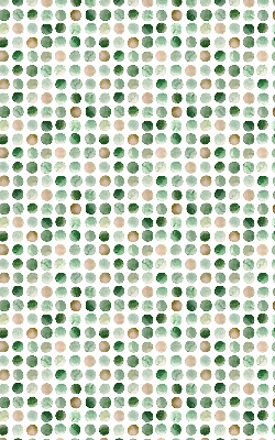 Blackout roller blind Green circles