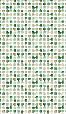 Blackout roller blind Green circles
