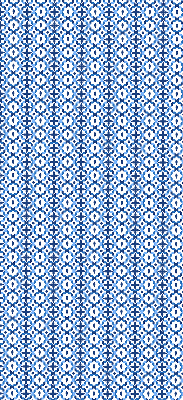 Blackout roller blind for window Blue shapes