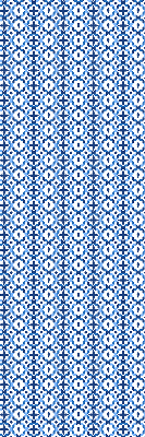 Blackout roller blind for window Blue shapes