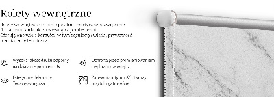 Blackout roller blind Gray marble