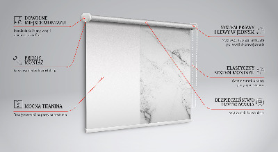 Blackout roller blind in gray marble