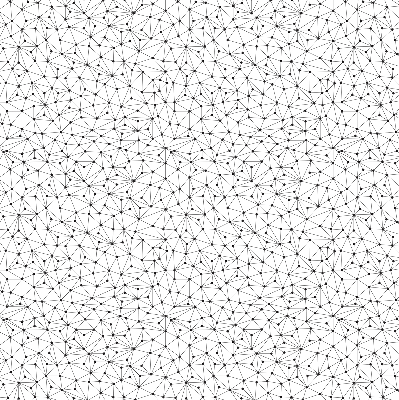 Blackout roller blind for window Connected dots