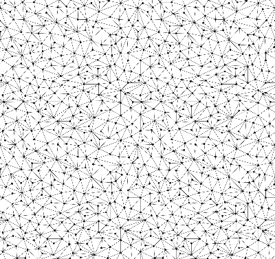 Blackout roller blind for window Connected dots
