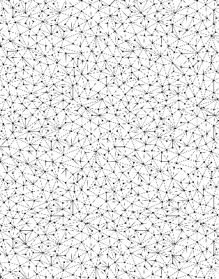 Blackout roller blind for window Connected dots