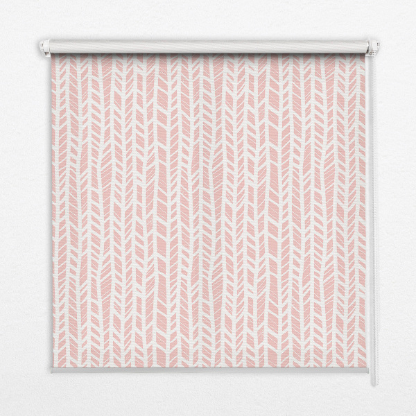 Fabric roller blind for window Herringbone