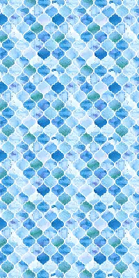 Blackout roller blind for window with lamp pattern