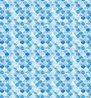 Blackout roller blind for window with lamp pattern