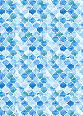 Blackout roller blind for window Lamp pattern