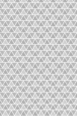 Fabric roller blind for window striped triangles pattern