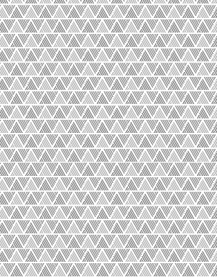 Fabric roller blind for window Striped triangles