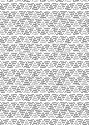 Fabric roller blind for window Striped triangles