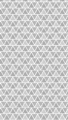 Fabric roller blind for window striped triangles pattern