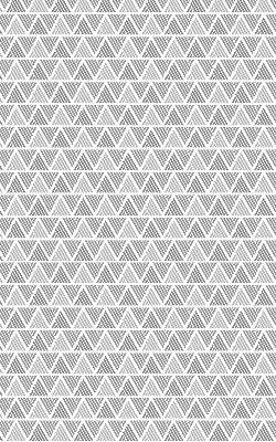 Fabric roller blind for window Striped triangles
