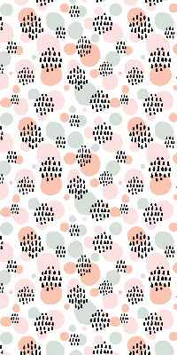 Blackout roller blind Black dotted patches