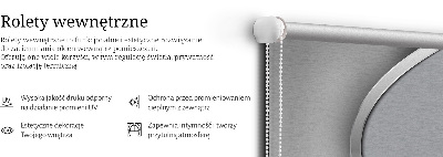 Blackout roller blind for window Metal