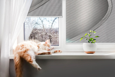 Blackout roller blind for window Metal