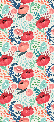 Fabric roller blind for window Poppy