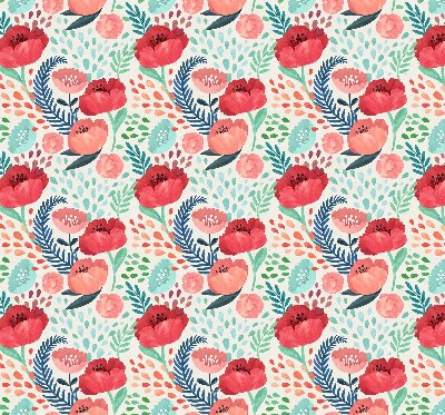 Fabric roller blind for window Poppy