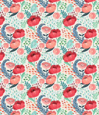 Fabric roller blind for window Poppy
