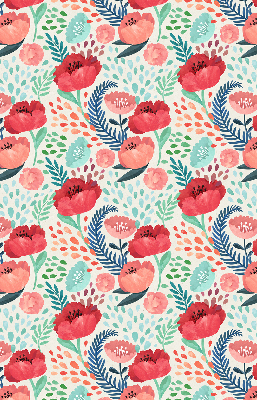 Fabric roller blind for window Poppy