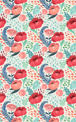 Fabric roller blind for window Poppy