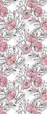 Blackout roller blind Flower buds from the tree