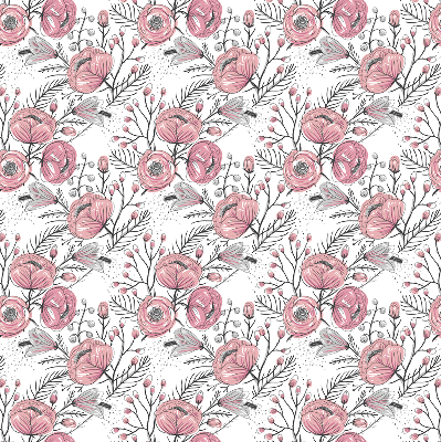 Blackout roller blind Flower buds from the tree