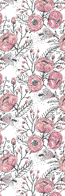 Blackout roller blind Flower buds from the tree
