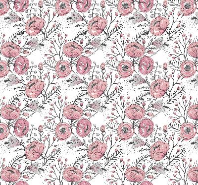 Blackout roller blind Flower buds from the tree