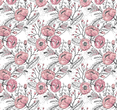 Blackout roller blind Flower buds from the tree