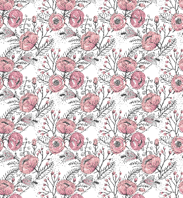 Blackout roller blind Flower buds from the tree