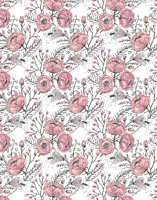 Blackout roller blind Flower buds from the tree