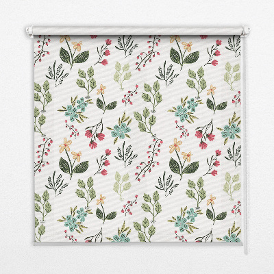 Blackout roller blind for window Plants