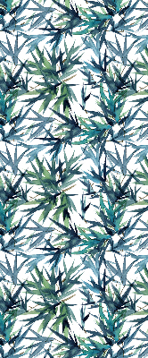 Fabric roller blind for window Leaves