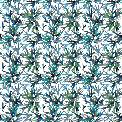 Fabric roller blind for window Leaves