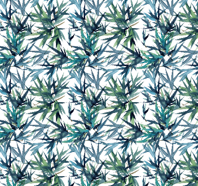Fabric roller blind for window Leaves