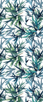 Fabric roller blind for window Leaves