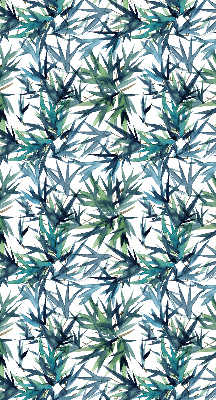 Fabric roller blind for window Leaves