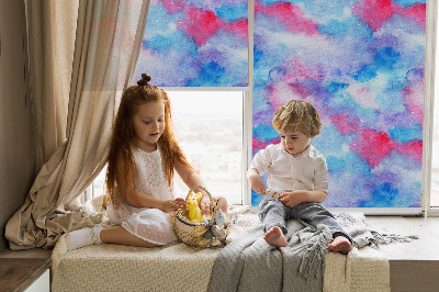 Fabric roller blind for window Galaxy