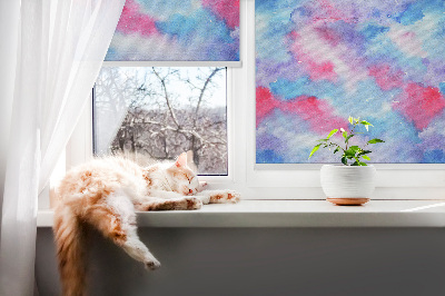 Fabric roller blind for window Galaxy
